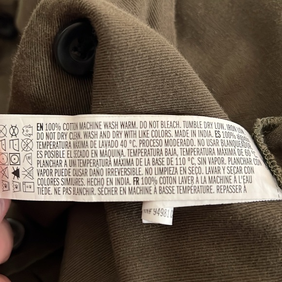 Forever 21 plus olive green utility jacket - Picture 6 of 6